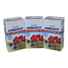 3 Cremas Chantilly Vegetal Puratos Ambiante Sin Lactosa 1 Lt