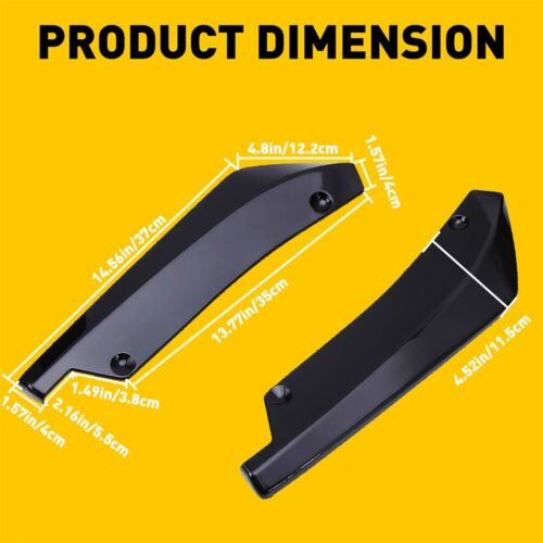 For Subaru Wrx Sti Rear Bumper Diffuser 4-fin Spoiler Li Ggg Foto 6