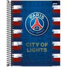 Caderno Capa Dura 15 Materias Psg Escolar Spiral 240 Folhas