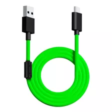 Cable Usb Tipo C Trenzado Vsg Aquila Verde