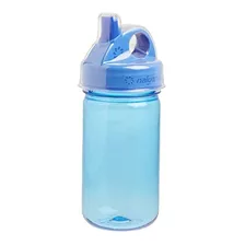 Nalgene Gripngulp Botella Con Cubierta Azul 12 Oz