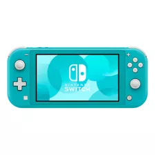 Nintendo Switch Lite 32gb Animal Crossing: New Horizons Pack Cor Azul-turquesa