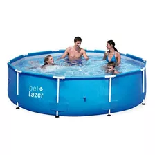 Piscina Bel Life Armação 7000l + Cobert 366 Cm + Lona 3,96 M