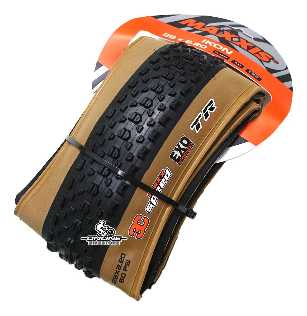 Cubierta Maxxis Ikon Tubeless 29x2.20 Marron Exo Tr