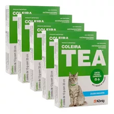 Combo 5x Coleira Tea Para Gatos