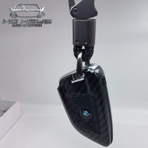 Funda Para Llave Bmw Series 1 2 3 4 5 X5 X6 Premium Carb Sil Foto 6