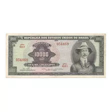 Brasil - C-060, 10.000 Cruzeiros, 1966, Série 411ª, Sob Rara