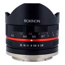 Lente Rokinon 8 Mm F2.8 Umc Fisheye Ii Para Sony E-mount