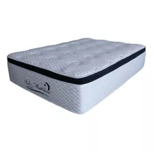 Colchon Hotelero Memory Foam King Size Modelo Atenas Color Blanco