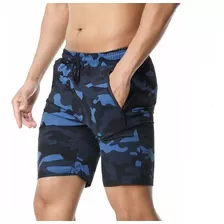 Bermudas Hombre Deportivo Camuflado