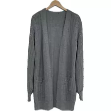 Sobretudo Cardigan Feminino Plus Size Tricot Kimono Trico