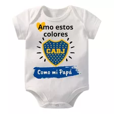 Body Bebe Soy De Boca , Frase Y Diseño Club De Futbol Boca.