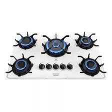 Fogão Cooktop 5 Bocas Branco Gás Itamaster Itatiaia Tr Chama