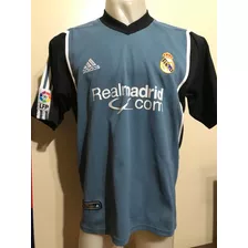 Camiseta Real Madrid España 2001 2002 Zidane #5 Francia L