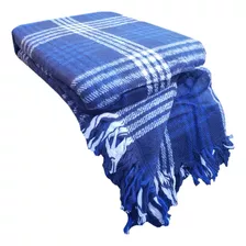 Cobertor Manta Xadrez Casal Queen Algodão Premium 1.90x2.20