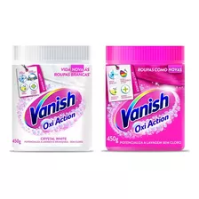 Kit 6 Vanish Tira Mancha Roupas Branca E Coloridas 450g Cada