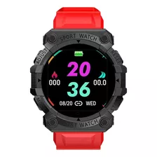 Smartwatch Reloj Inteligente Ruffo Rf-fd68 Deportivo Rojo N