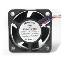 Miniventilador 40x40x20 12v Nework Corrente Continua cooler