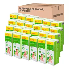 Kit 24 Quadrados De Algodao Baby Com 100 Unid Bellacotton