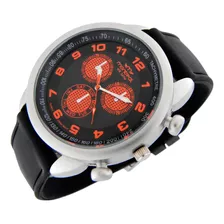 Reloj Pulsera Montreal Hombre Ml1208 Caja Metal Malla Caucho