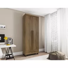 Guarda Roupa Solteiro Com 2 Portas 1 Gavetas Dubai Ab