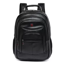 Mochila Executiva Trabalho Reforçada Moderna Notebook Cor Preto