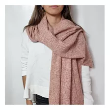 Pashmina Manton Tejido Tipo Lanilla Cacao Light Ruana Pansy 