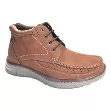 Zapato/botín Stylo De Hombre Café Claro Dy124br