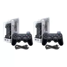 Kit 2 Controle Ps3 Playstation 3 Dual Shock Wirelles Sem Fio