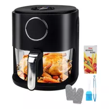 Lsxd Freidora De Aire Digital De 5 Litros, 8 En 1 Air Fryer 