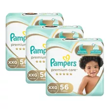 Fralda Pampers Premium Care Jumbo Tamanho Xxg 168 Unidades