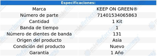 Kit Distribucin Banda Mazda B2500 L4 2.5l 98-01 Foto 5