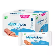 Waterwipes Toallitas Húmedas Premium Para Bebé 99.9% Agua 15 Pack 900 Toallitas