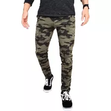 Calça Jeans Masculina Camuflada Sarja Promoção Top