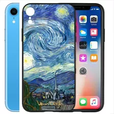 Carcasa Funda Protectora Oleo De Van Gogh Para iPhone XR