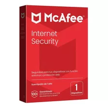 Antivirus Mcafee Internet Security 1 Dispositivo 1 Año