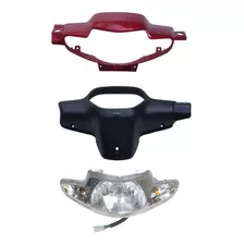 Carenagem Farol + Farol + Moldura Painel Bull Khrisma 50cc