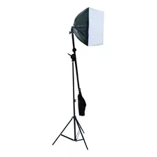 Kit Softbox 40x40 Cm Girafa Luz Contínua + Tripé 2m E27