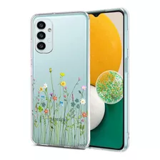 Funda Transparente Flores Tpu Para Samsung Galaxy A13