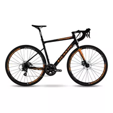 Bicicleta De Gravel Atlantic Xenon Dx 2x8 Velocidades Color Negro/naranja Tamaño Del Cuadro L