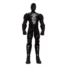 Boneco Do Pantera Negra Plástico Brinquedo Marvel Herói
