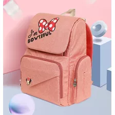 M 40 -mochilas Maternidade Disney Mickey Minnie - Importada 