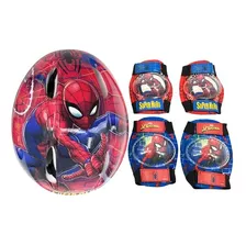 Cascos Apache Spiderman Con Coderas Y Rodilleras