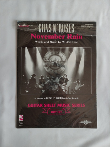 Partitura De  Guns & Roses De  November Rain 