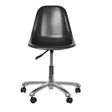 Cadeira Giratória Preta C/ Design Nova Eames Office Promocao