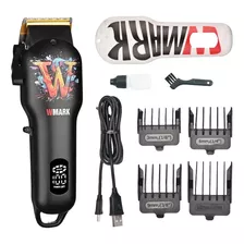 Maquina De Cortar Cabelo Sem Fio Wmark Ng 123 Com Display