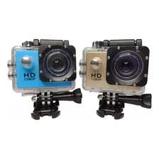 Camara Resistente Agua Deportes Sports 1080p Lcd 30m 