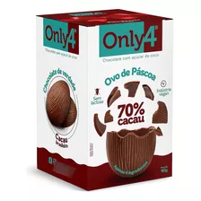 Ovo De Páscoa Vegano 70% Cacau Com Açúcar De Coco - Only4