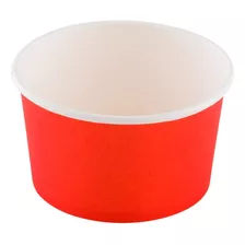 Vasos Para Helado Desechables Restaurantware 148 Ml Rojo