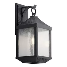 Kichler 49986dbk Transitional One Light Outdoor Wall Mount D